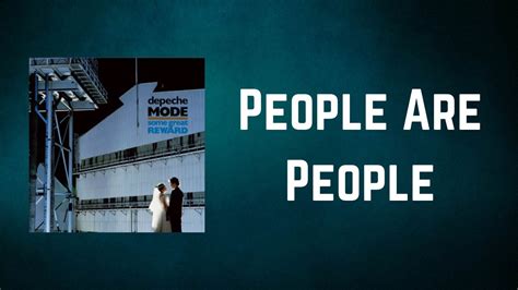 people are people lyrics depeche mode